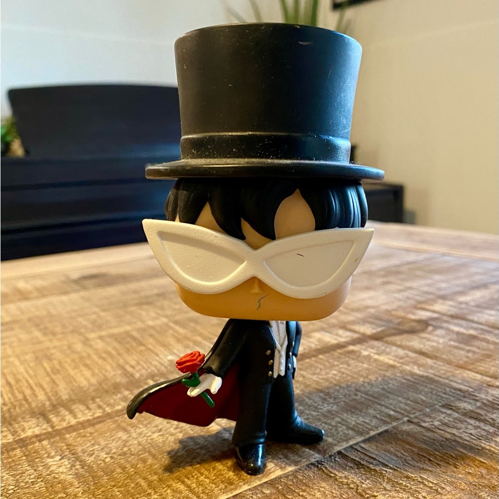 Funko POP! Animation Sailor Moon Tuxedo Mask. Pre-owned.